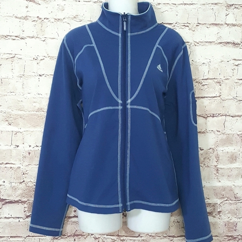 Adidas Climalite Zip Front Athletic Jacket